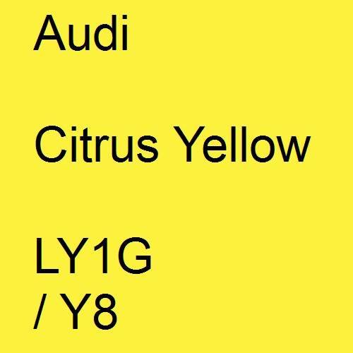 Audi, Citrus Yellow, LY1G / Y8.